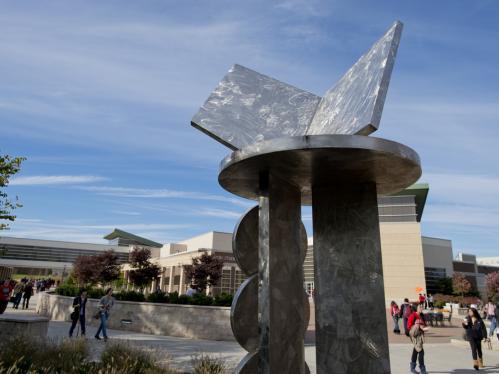 Open Book Metalic Outdoor Sculpture
