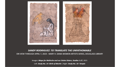 Sandy Rodriguez Exhibition Banner