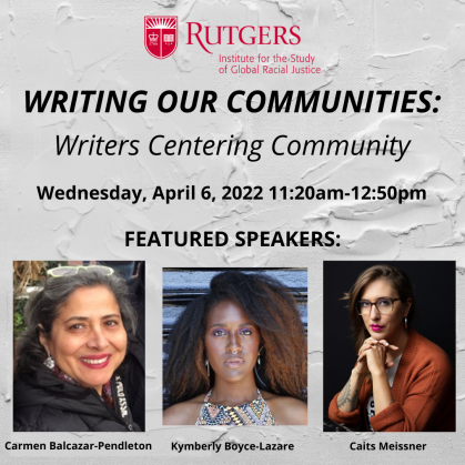 Writing Our Communities: Writers Centering Community