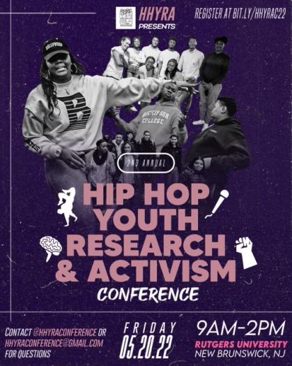 Hip Hop Youth Research and Activism Conference Flyer