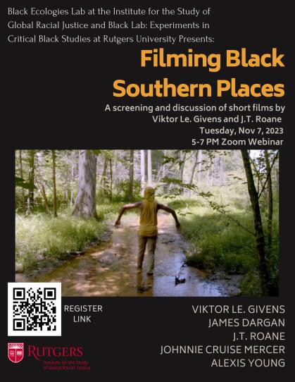 Filming Black Southern Places Event Flyer