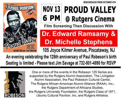 Proud Valley Screening - Nov 13