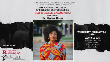 Race and Religion Series Madina Thiam Lecture
