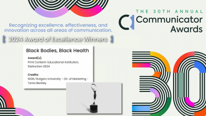 BBBH Award of Distinction - Communicator Awards